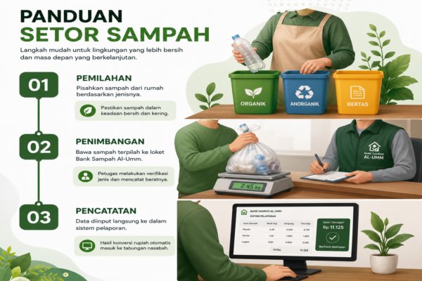Ilustrasi Proses Daur Ulang